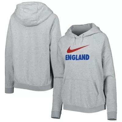 Soccer National Teams Nike England Team Lockup Varsity Fleece Raglan Pullover Hoodie