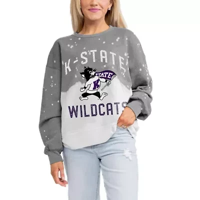 NCAA Kansas State Wildcats Twice As Nice Faded Crewneck Sweatshirt
