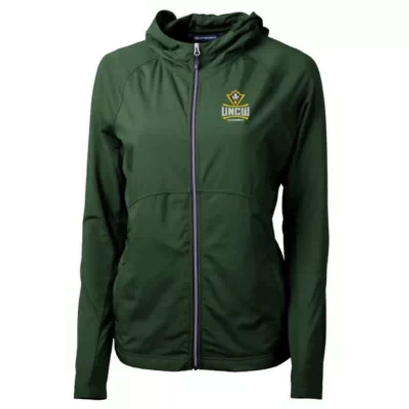 NCAA Hunter UNC Wilmington Seahawks Adapt Eco Knit Full-Zip Hoodie