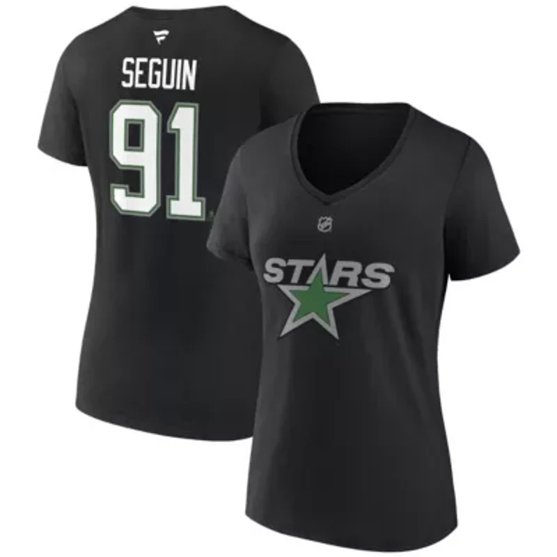 NHL Tyler Seguin Dallas Stars Special Edition 2.0 Name & Number V-Neck T-Shirt
