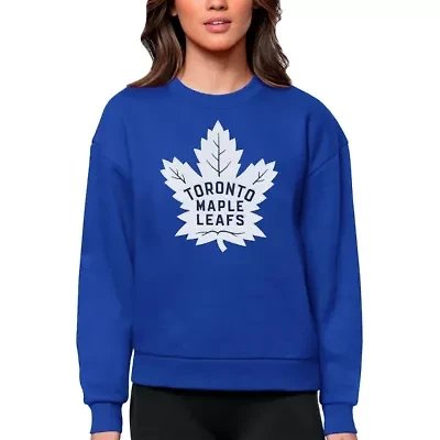 NHL Toronto Maple Leafs Primary Logo Team Victory Crewneck Pullover Sweatshirt