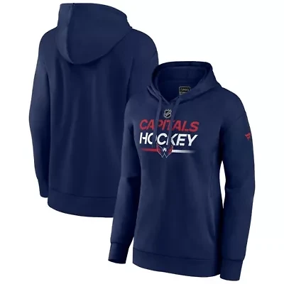 NHL Fanatics Washington Capitals Authentic Pro Pullover Hoodie