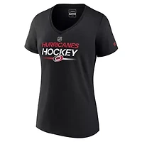 NHL Fanatics Carolina Hurricanes Authentic Pro V-Neck T-Shirt