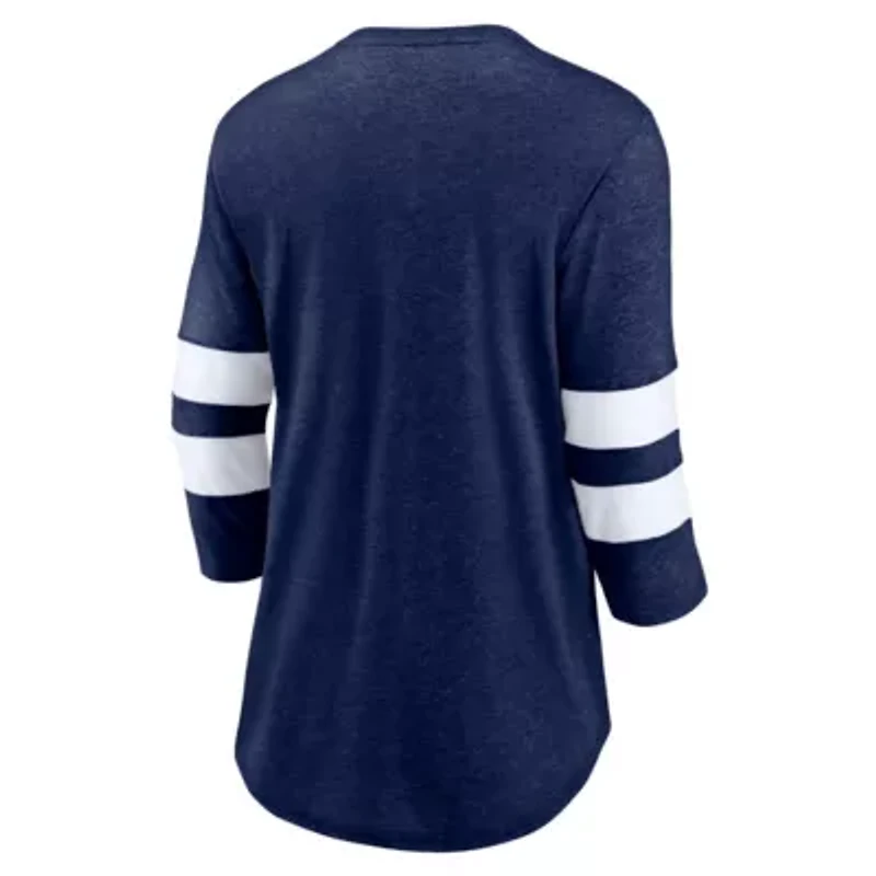 NHL Fanatics Deep Sea Seattle Kraken Special Edition 2.0 Barn Burner 3/4 Sleeve T-Shirt