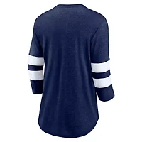 NHL Fanatics Deep Sea Seattle Kraken Special Edition 2.0 Barn Burner 3/4 Sleeve T-Shirt