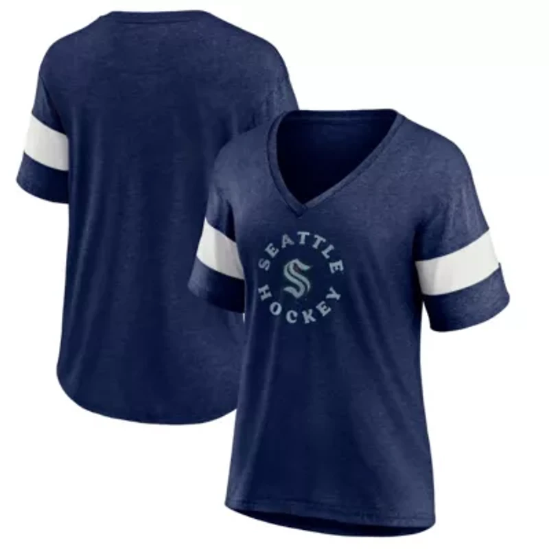 NHL Fanatics Seattle Kraken Special Edition 2.0 Ring The Alarm V-Neck T-Shirt