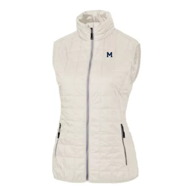 NCAA Michigan Wolverines Vault Rainier PrimaLoft Eco Full-Zip Puffer Vest