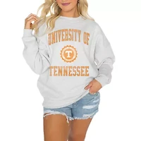 NCAA Tennessee Volunteers Good Vibes Premium Fleece Drop Shoulder Pullover Sweatshirt