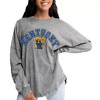 NCAA Kentucky Wildcats Faded Wash Pullover Sweatshirt