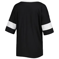 NCAA Wake Forest Demon Deacons Jumbo Arch Striped Half-Sleeve T-Shirt