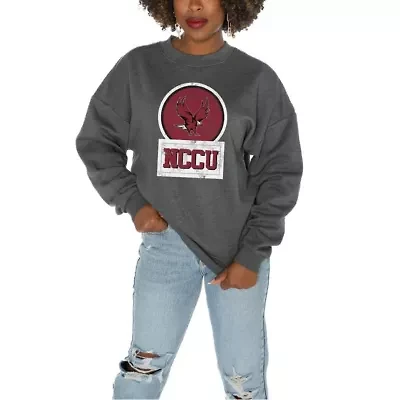 NC Central Eagles NCAA North Carolina Drop Shoulder Fleece Pullover Sweatshirt