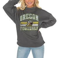 NCAA Oregon Ducks Drop Shoulder Fleece Pullover Sweatshirt