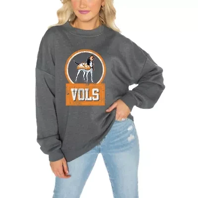 NCAA Tennessee Volunteers Drop Shoulder Fleece Pullover Sweatshirt