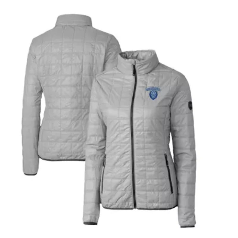 Columbia University NCAA Rainier Eco Insulated Puffer Full-Zip Jacket