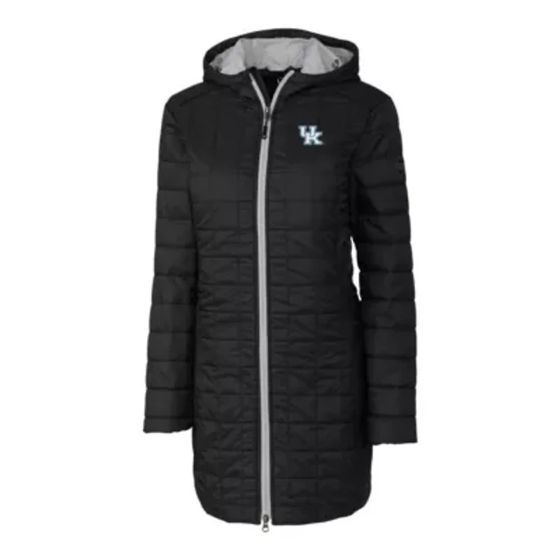 NCAA Kentucky Wildcats Rainier Primaloft Eco Hooded Long Coat
