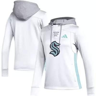 NHL Seattle Kraken Refresh Skate Lace AEROREADY Pullover Hoodie