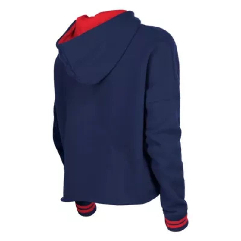 Olympics 5th & Ocean by USWNT Athleisure Cropped Fleece Pullover Hoodie