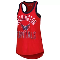 NHL Washington Capitals First Base Racerback Scoop Neck Tank Top