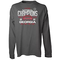 NCAA Georgia Bulldogs Four-Time Football National s Overdye Long Sleeve T-Shirt