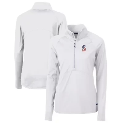 MLB Seattle Mariners Americana Logo Adapt Eco Knit Stretch Recycled Half-Zip Pullover Top