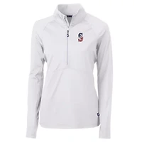 MLB Seattle Mariners Americana Logo Adapt Eco Knit Stretch Recycled Half-Zip Pullover Top