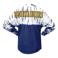 NCAA West Virginia Mountaineers Tie-Dye Long Sleeve Jersey T-Shirt