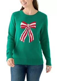 Women's Intarsia Long Sleeve Pullover