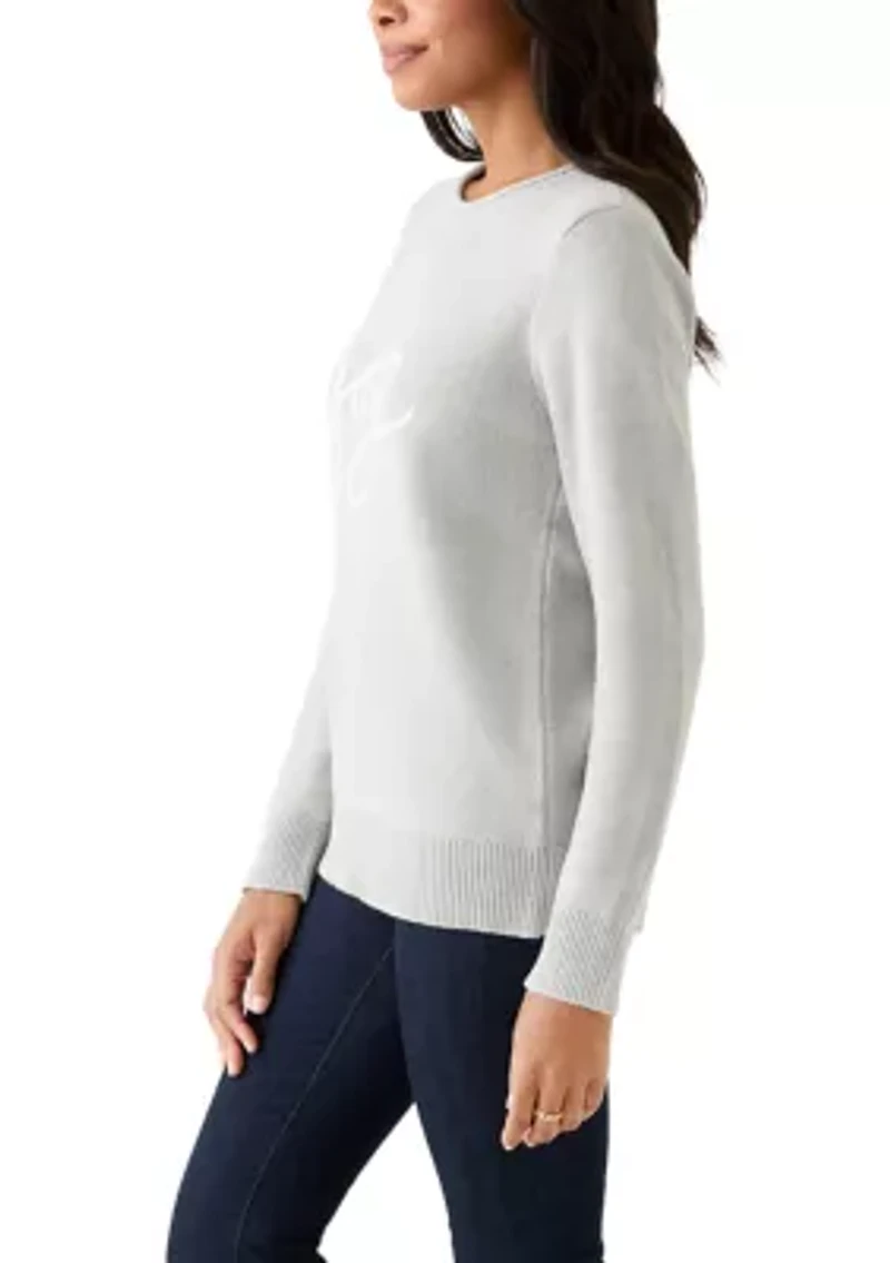 Women's Intarsia Pullover Sweater