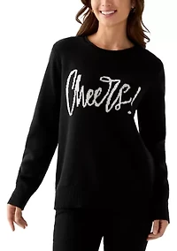 Petite Intarsia Pullover Sweater