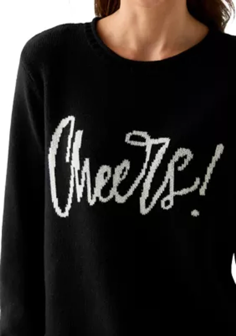 Petite Intarsia Pullover Sweater