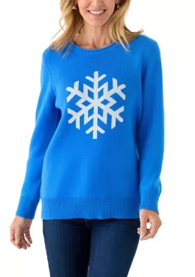 Women's Stitch Intarsia Sweater