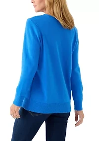 Women's Stitch Intarsia Sweater