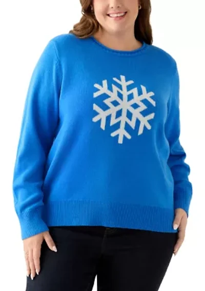 Women's Intarsia Pullover Sweater
