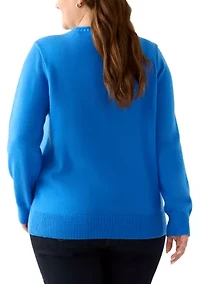 Women's Intarsia Pullover Sweater