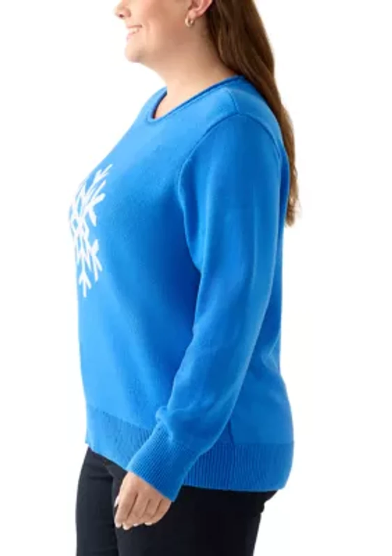 Women's Intarsia Pullover Sweater