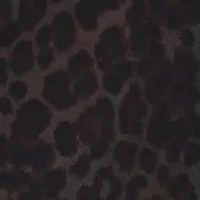 Women's Cheetah Print with Chiffon Overlay Skirt