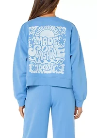 Marina Crew Graphic Pullover