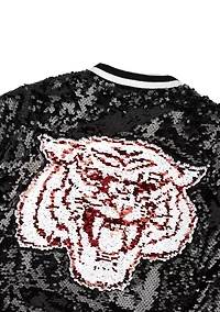 NCAA Morehouse Maroon Tigers Sequin Bomber Jacket