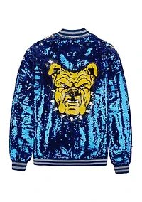 NCAA NC A&T Aggies Sequin Bomber Jacket