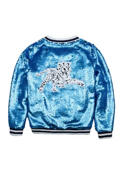 NCAA Jackson State Tigers Sequin Bomber Jacket