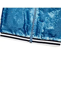 NCAA Spelman College Jaguars Sequin Bomber Jacket