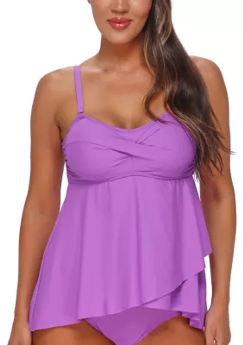 Molly Bandeau Tankini Swim Top