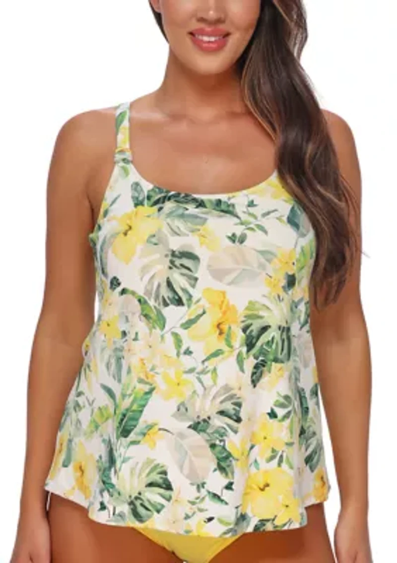 Isla Soleil Crepe Tankini