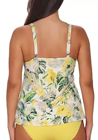 Isla Soleil Crepe Tankini