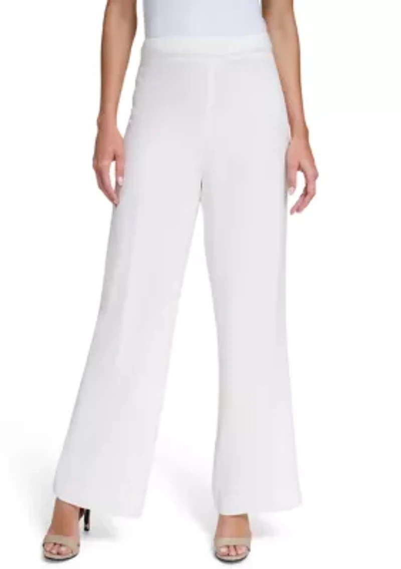 Women's Wide Leg Soft Suit Pants