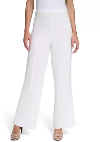 Women's Wide Leg Soft Suit Pants