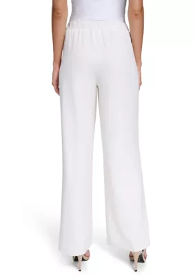 Women's Wide Leg Soft Suit Pants
