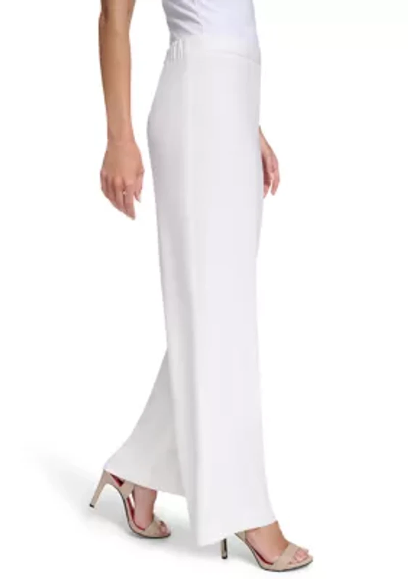 Women's Wide Leg Soft Suit Pants