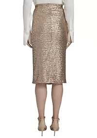 Women's Sequin Pencil Skirt