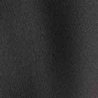 Long Sleeve V-Neck Ribbed Trim Satin Top